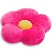 Butterfly Craze Girls Flower Floor Pillow Seating Cushion, for a Reading Nook, Bed Room, or Watching TV. Softer and More Plush Than Area Rug or Foam Mat. 35", Hot Pink