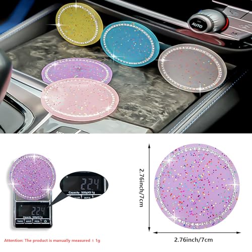 2 PCS Portavasos para Carro de Silicón Antideslizante 2.76 in miniatura 6