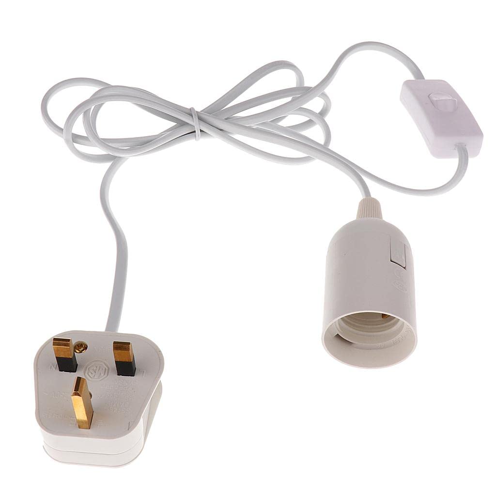 ATORSE® Cable Plug In Pendant Light Fitting With On/Off Switch E27 Lamp Holder Uk-image-42