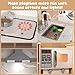 BVIUNTWO Play Kitchen Toy Set, Wooden Kids Kitchen Playset with Real Lights & Sounds, Sink, Stove, Oven, Ice Maker and Accessories for Toddlers Ages 3+, White and Light Wood