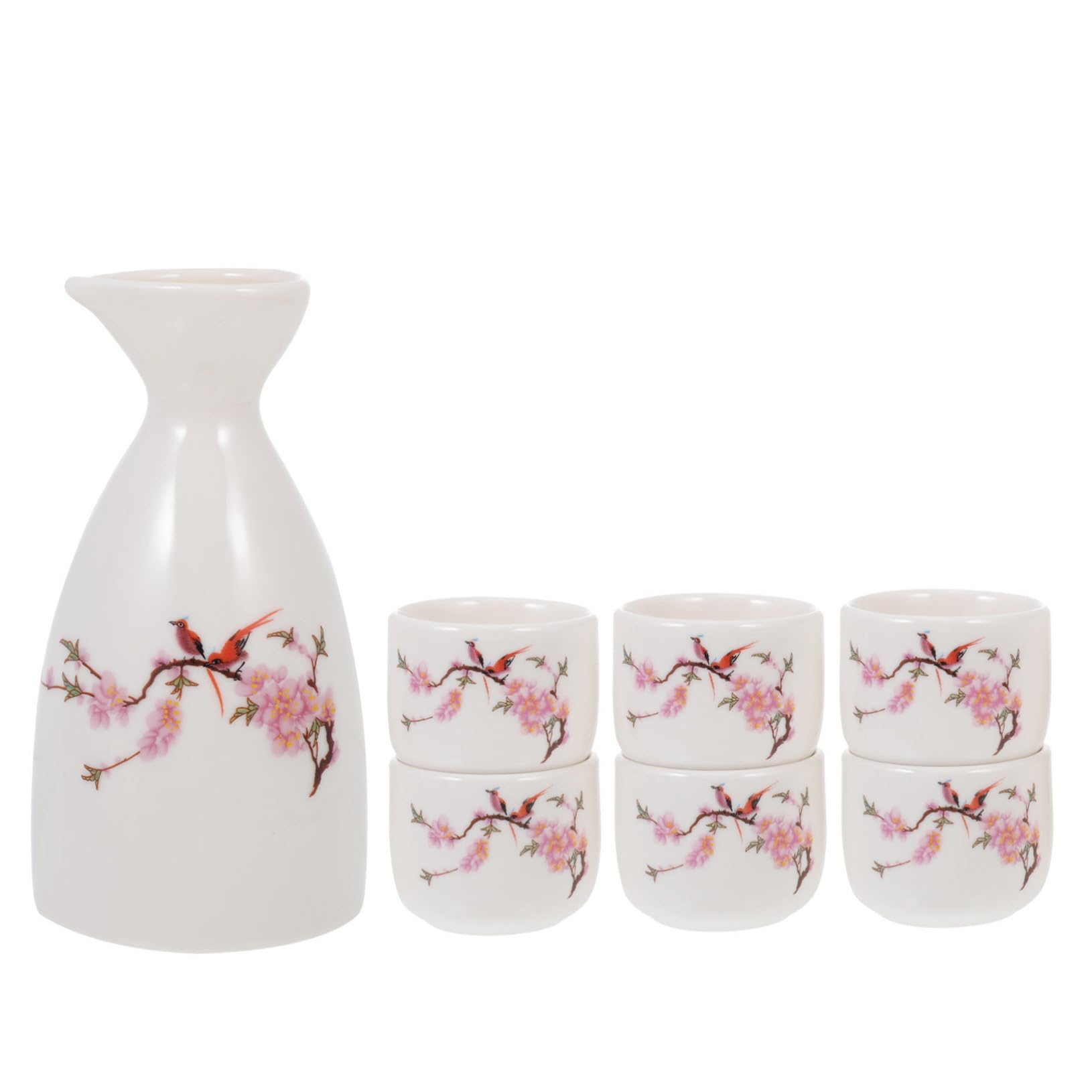 PRETYZOOM Flagon Sake Cup Glass Tumblers Drinking Glasses Blue Outfit Bottle Warmer Saki Decanter Sake Serving Bottle Blue Suit Wine Serving Holder Ceramic Dishes Wine Warmer Ceramics