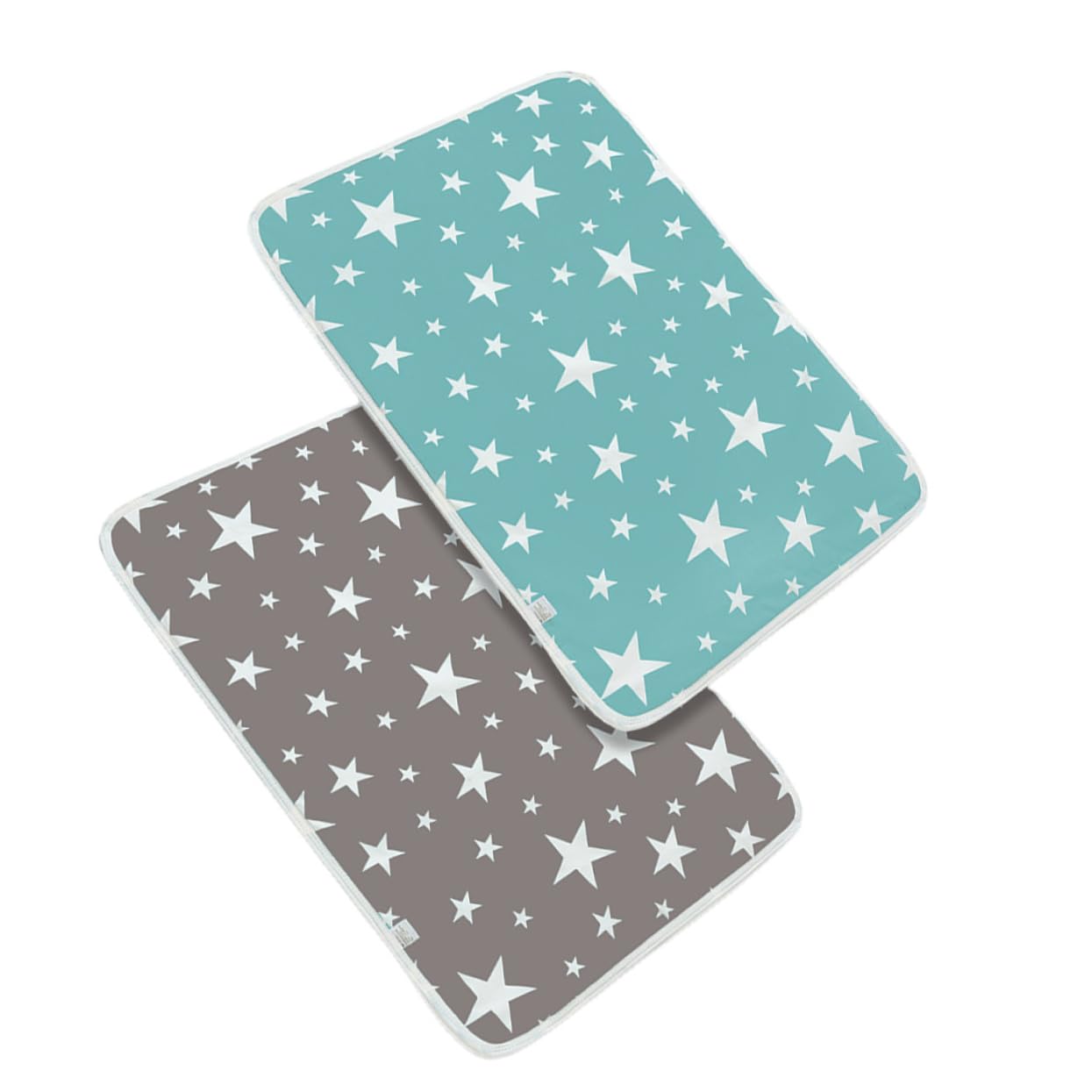 BESPORTBLE 2pcs Urine Pads Breathable Changing Mats for Cribs Strollers and Changing Tables Educational Design