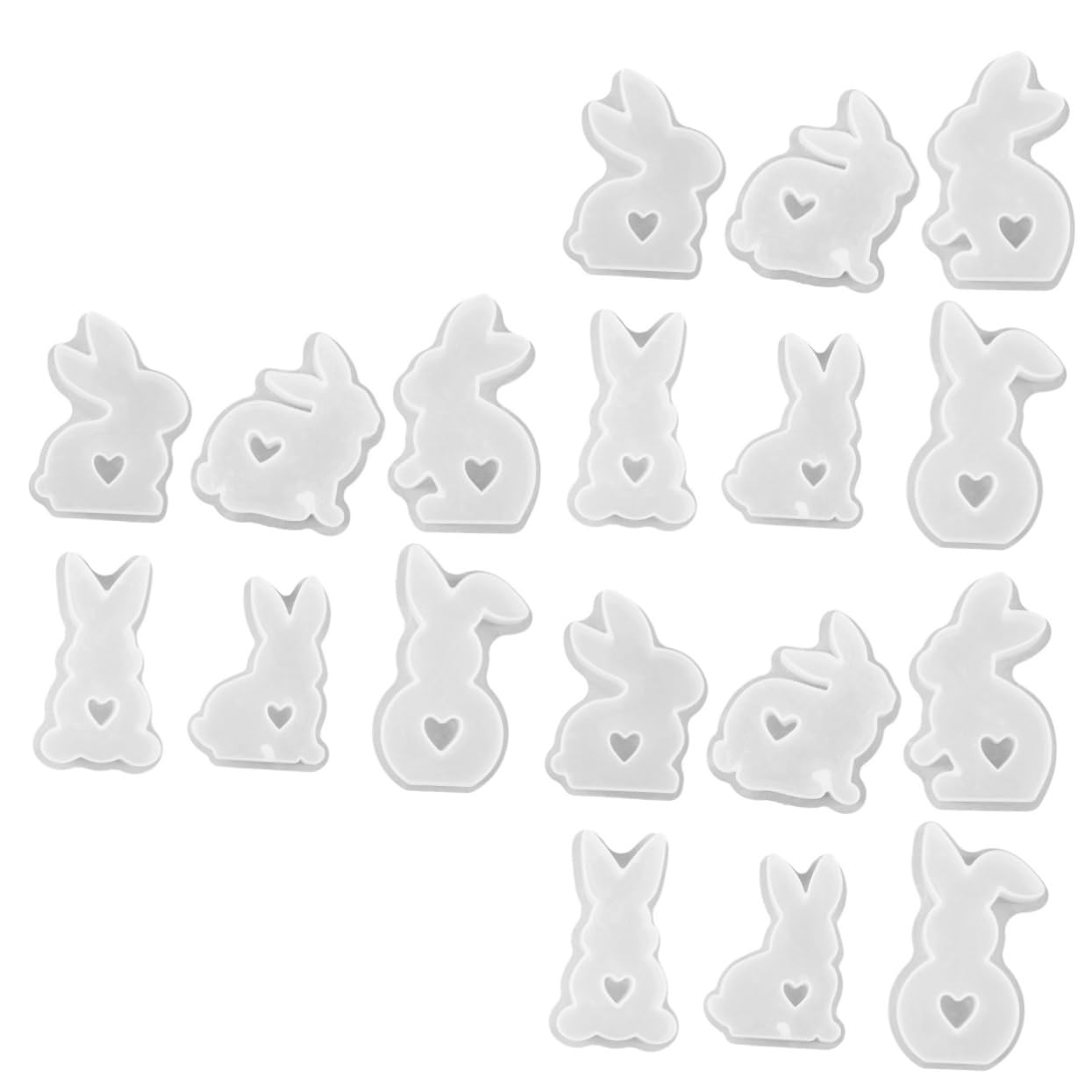Moulage silicone bougies lapin de Pâques de haute précision pour décoration intérieure