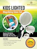 Algopix Similar Product 2 - Kids Magnifying Glasses Set Bright