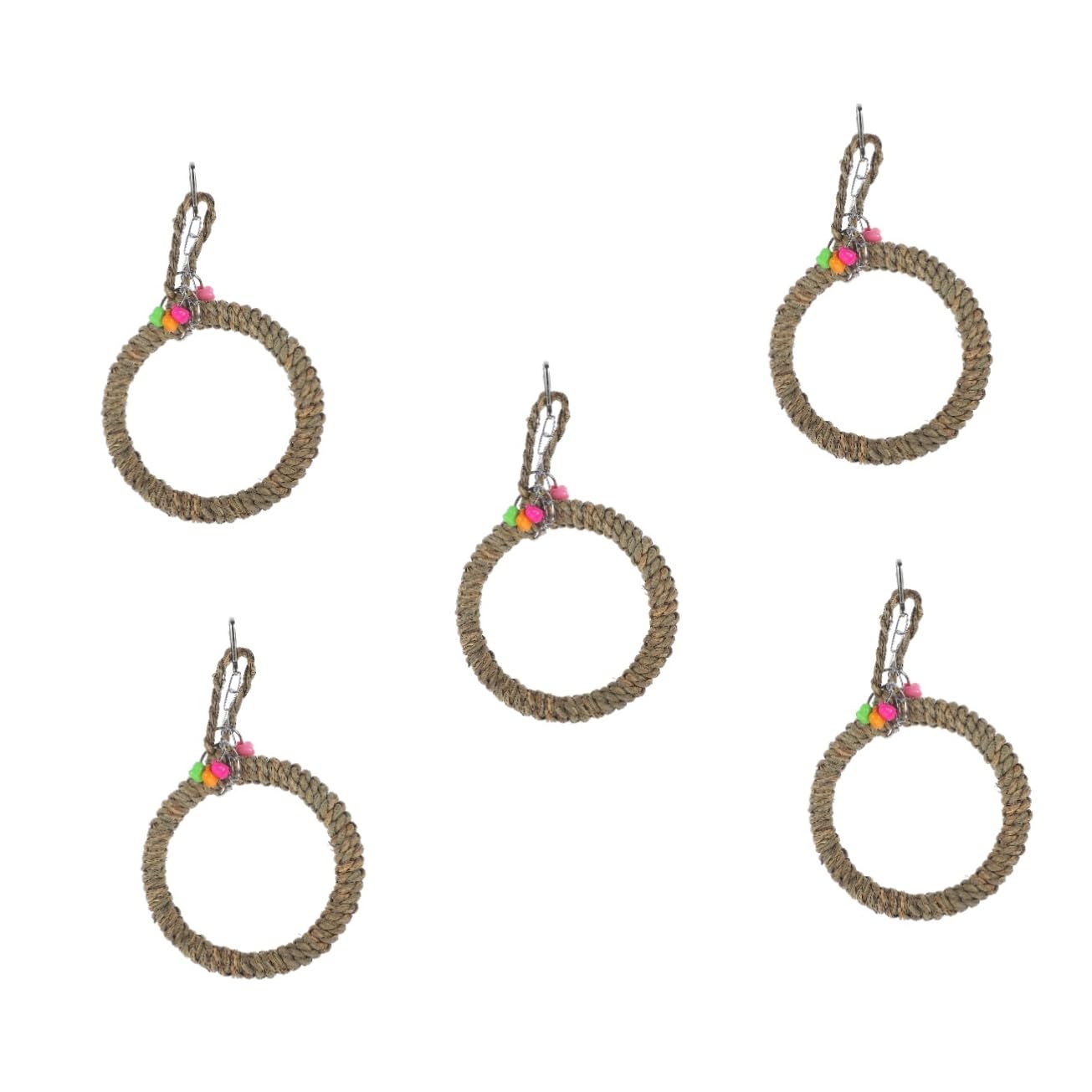 BESPORTBLE 5stücke Bird Swing Toy Für Papageien Hängendes Kletterspielzeug Aus Hochwertigem Material Lustiges Spielzeug Für Wellensittiche Und Nymphensittiche Bequeme Ruhe Und