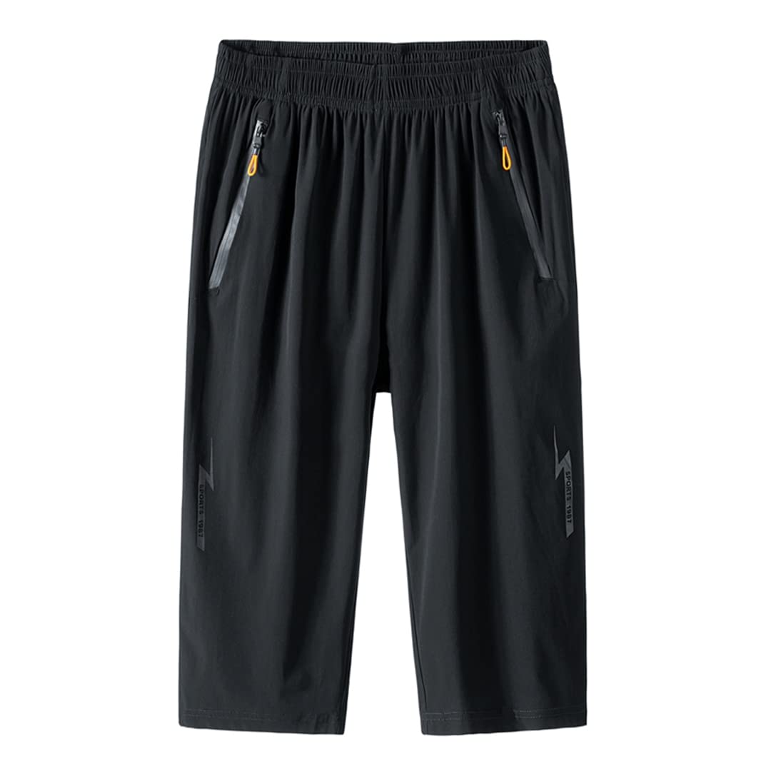 Tuduoms Pantalones Cortos Deportivos De Camuflaje Para Hombre, De Secado Rápido, Para Fisicoculturismo, Ligeros, Para Entrenamiento, Gimnasio, Boxeo, Con Bolsillos, Negro