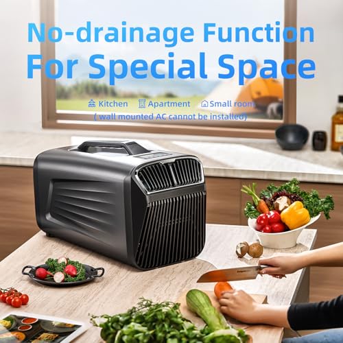 Image of 5200 BTU Portable Tent Air Conditioner for Camping,Low Power Cooling Unit | 400W Low power 4-in-1 portable AC with fast cooling,indoor and outdoor use,tent,RV,truck,small warehouse and pet house