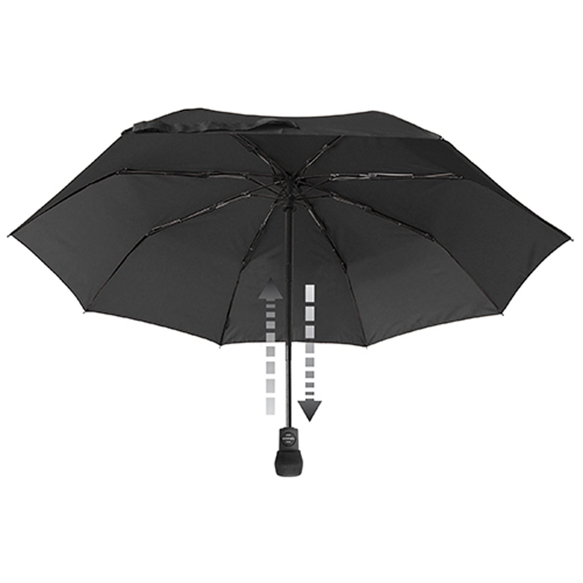EuroSCHIRMEberhard Göbel – Umbrella Lite Trek Breaker, Men's unisex adult women's, black, One Size