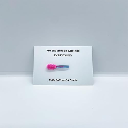 Cepillo de pelusa para ombligo, limpiador de ombligo, regalo de broma para la persona que lo tiene todo, regalo de broma, regalo divertido para
