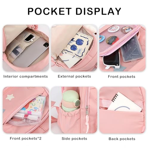 Kawaii Ita Backpack for Girls School Backpack for Elementary Students Cute kids Schoolbag with Pendant Badge3