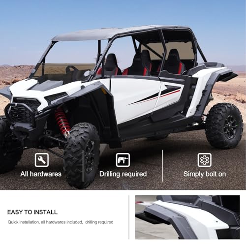 Kiwi Master Full Coverage Fender Flares for 2024-2027 Polaris RZR XP 1000 by Kiwi Master - Used condition - Image 7