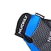 NUCKILY Unisex Cycling Gloves Touchscreen Full Finger Thickened Thermal Fleece Lining Winter Sports Mountain Bike Anti-Slip Touch Screen MTB Gloves Gel Padded for Men Women