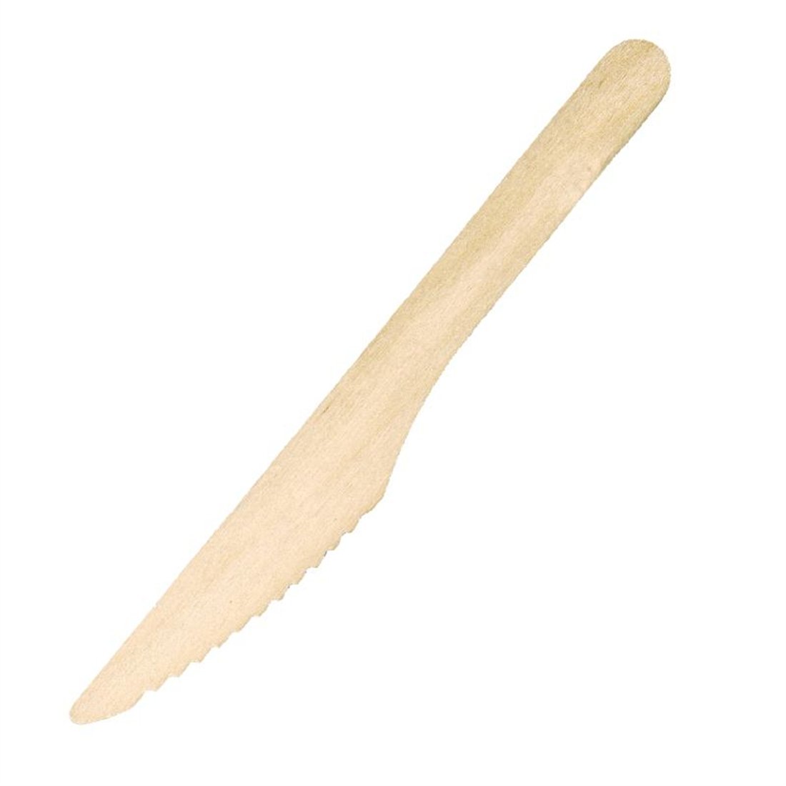 Birchwood Disposable Knives - Pack of 100 | Wooden Knives, Biodegradable Knives