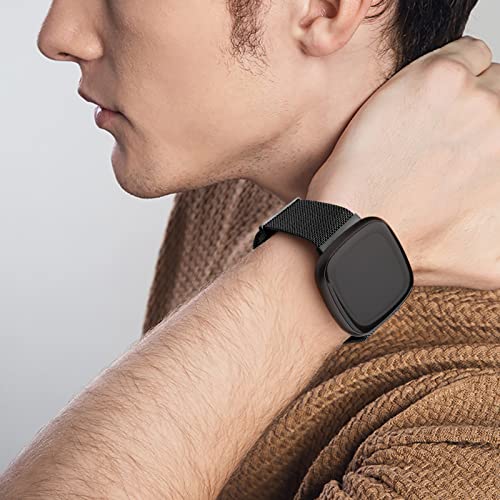 Bracelet en maille d'acier inoxydable élégant pour Fitbit Sense 2 - 7