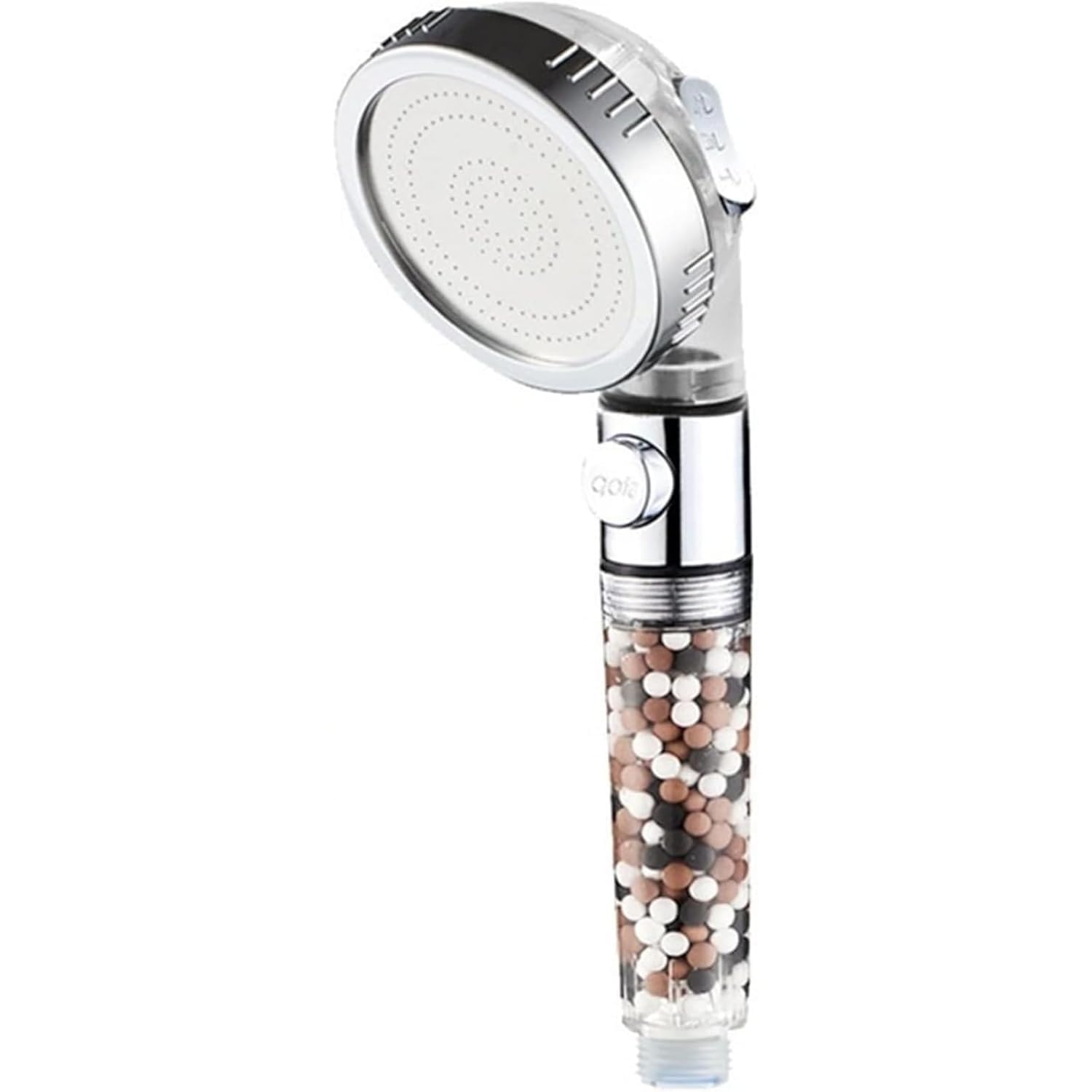 Shower Head with Handheld, High Pressure 3 Spray Mode Showerhead with Filters, Detachable Hand Shower for Bathroom, Adjustable Water Softening Filtered Showerhead for Hard Water (Silver)