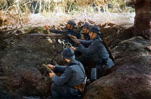 Affiche de Arts Soldats français décoration murale tableau historique Verdun 60x90cm