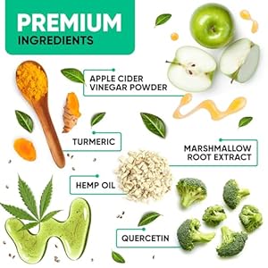   Natural-Dog-Allergy-Chews-with-Omega-Probiotics-Apple-Cider-Vinegar-Dog-Allergy-Relief-Supplement-Helps-with-Hot-Spots-Itchy-Skin-Seasonal-and-Food-Dog-Allergies-180-Allergy-Chews-for-Dogs