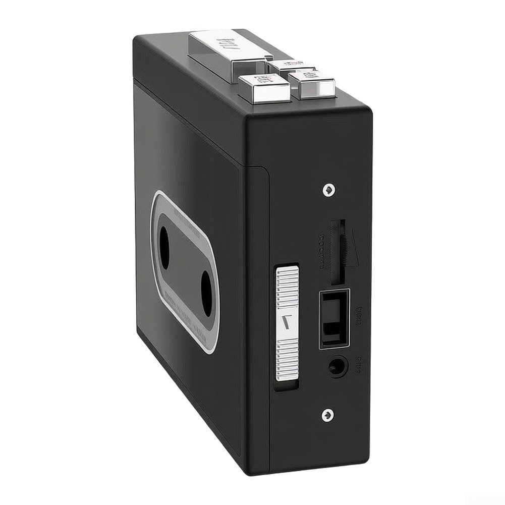 Reproductor de Casete para retro Metal USB Grabación MP3 Reproductor