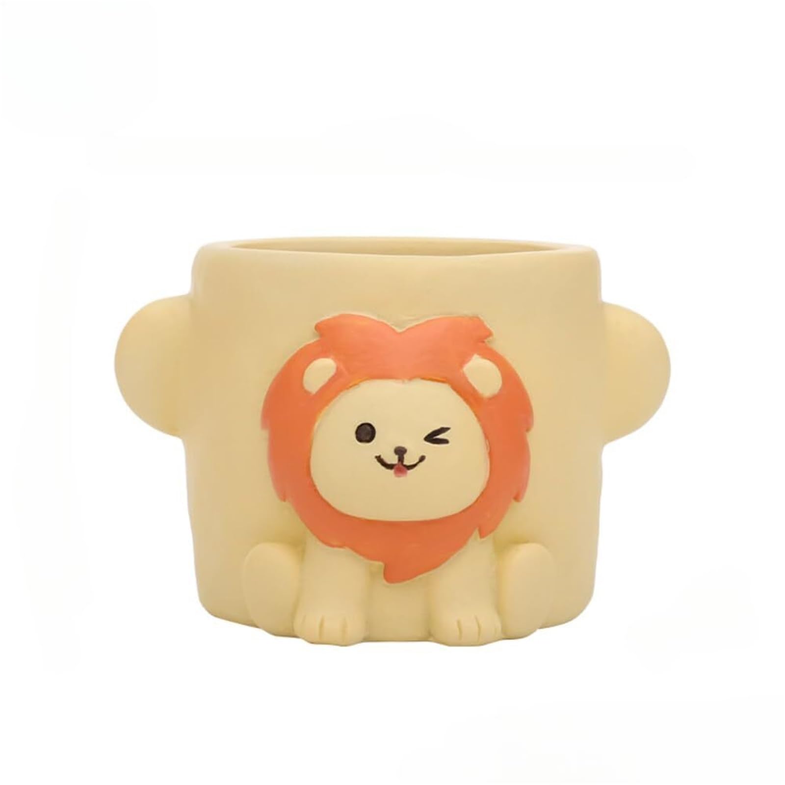 MDNIPQBAM natural Succulent Plant Pot Lion Flower Pot Flower Pot/suitable For Potted Herbs Cactus Container for garden(Lion)
