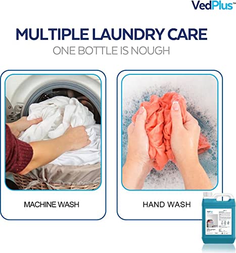 Image of Liquid Detergent 5 Liter | Laundry Liquid For Fabric Care | Suitable For Top-Load And Front Load Machine And Hand Wash | Concentrated Laundry Detergent (5 liters)