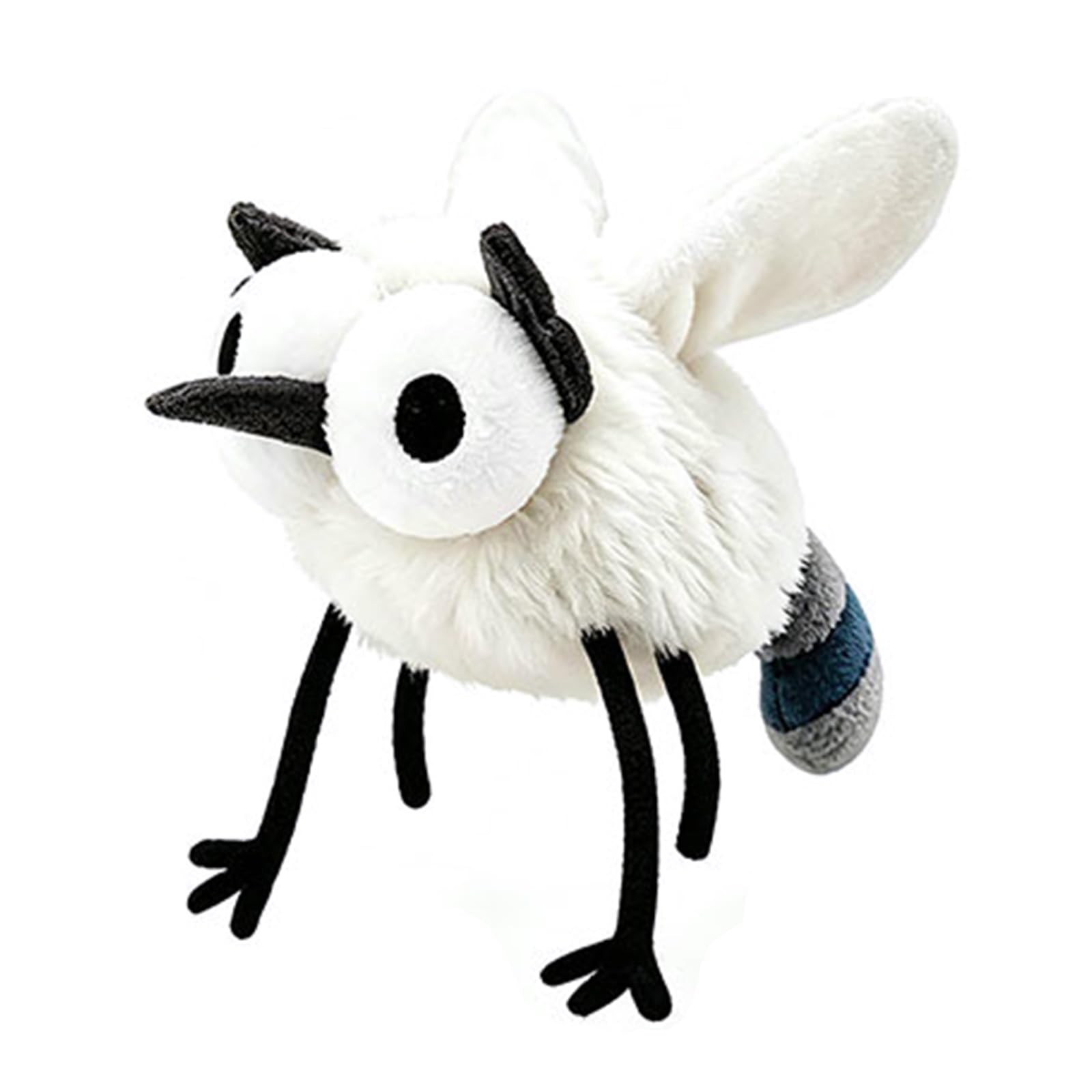 Interactive Electric Cat Toy Butterfly Flapping Wings Indoor (White)