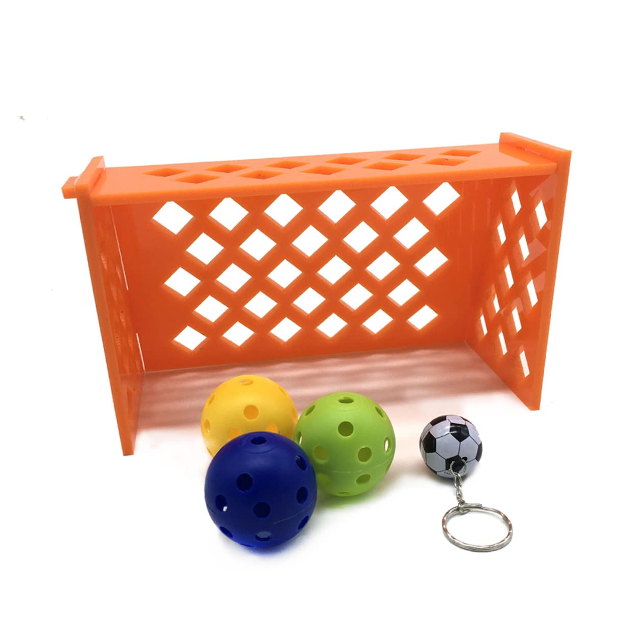 Mipcase 3stücke Mini Fußballplatz Papageien Spielzeug Intelligentes Trainingsspielzeug Für Vögel Fördert Bewegung Und Geistige Entwicklung Geeignet Für Papageien Und Ähnliche