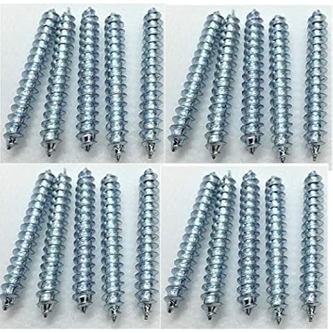 REMI TOOLS LTD Dowel Screws Wood to Wood to Join Timber Quantity 20 Size 12G and 50mm Long Cover