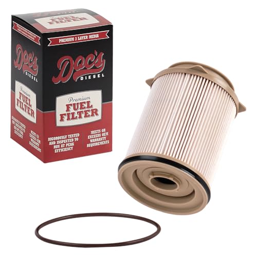 Doc's Diesel Fuel/Water Separator DGF401 | Compatible with RAM 6.7L Cummins 2500, 3500, 4500, 5500 2010-2024 | Replaces 68157291AA