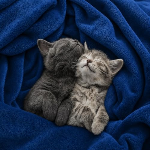 Image of Utopia Bedding Fleece Blanket Throw Size Navy 300GSM Luxury Anti-Static Fuzzy Soft Microfiber Blanket for Couch, Sofa and Bed (50x60 Inch)