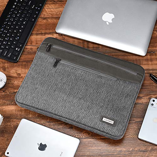 Lonmen Water Resistant 12.5-13 Inch Laptop Sleeve Bag Case For 13" Macbook Pro / 12.9" Ipad Pro /13.5" Surface Laptop 2/13.3" Lenovo Yoga C630, Grey #TOP5