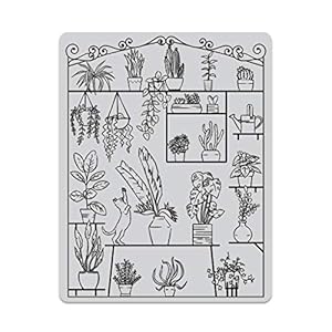 Hero Arts CG802 Peek-a-boo Gewächshaus Stempel