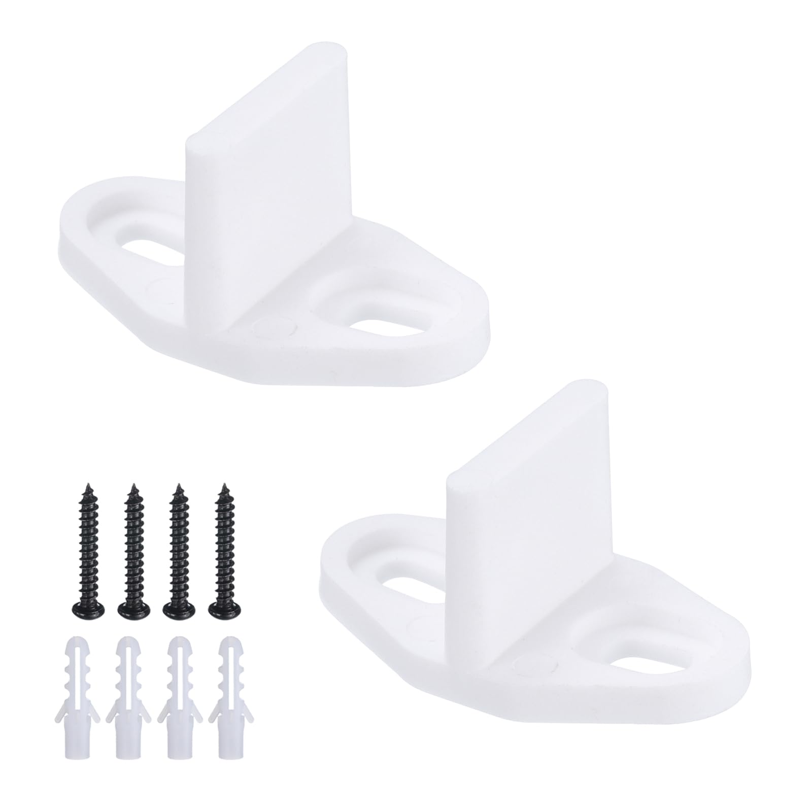 Bas de porte coulissante blanc en T pour aménagement de dressing discret