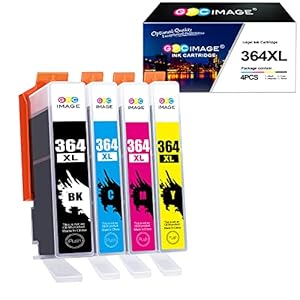 GPC Image Compatible Ink Cartridges Replacement for HP 364 XL 364XL for Deskjet 3070A, Photosmart 5520 5510 5511 5512…