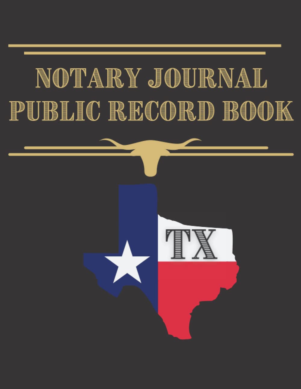 Notary Journal for Texas Public Record Book Notarial Acts Records ...