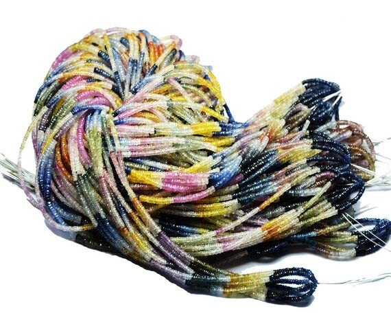 Saphir facetté LKBEADS pour remplacer les pierres ternes par des perles lumineuses de 3-4mm