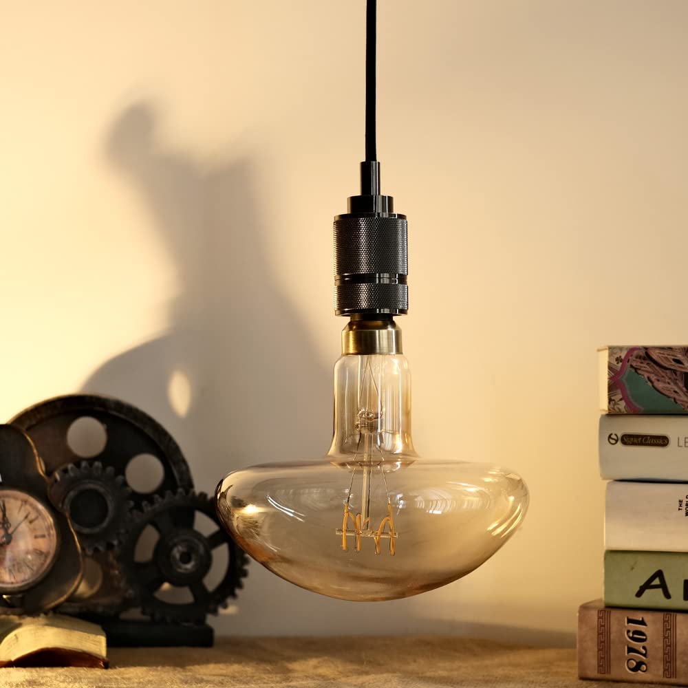 Vintage LED-Lampen 4W dimmbar unregelmäßig geformte 220 / 240V Edison Schraube E27 Basis Spezialität dekorative antike Glühbirne (Mushroom)
