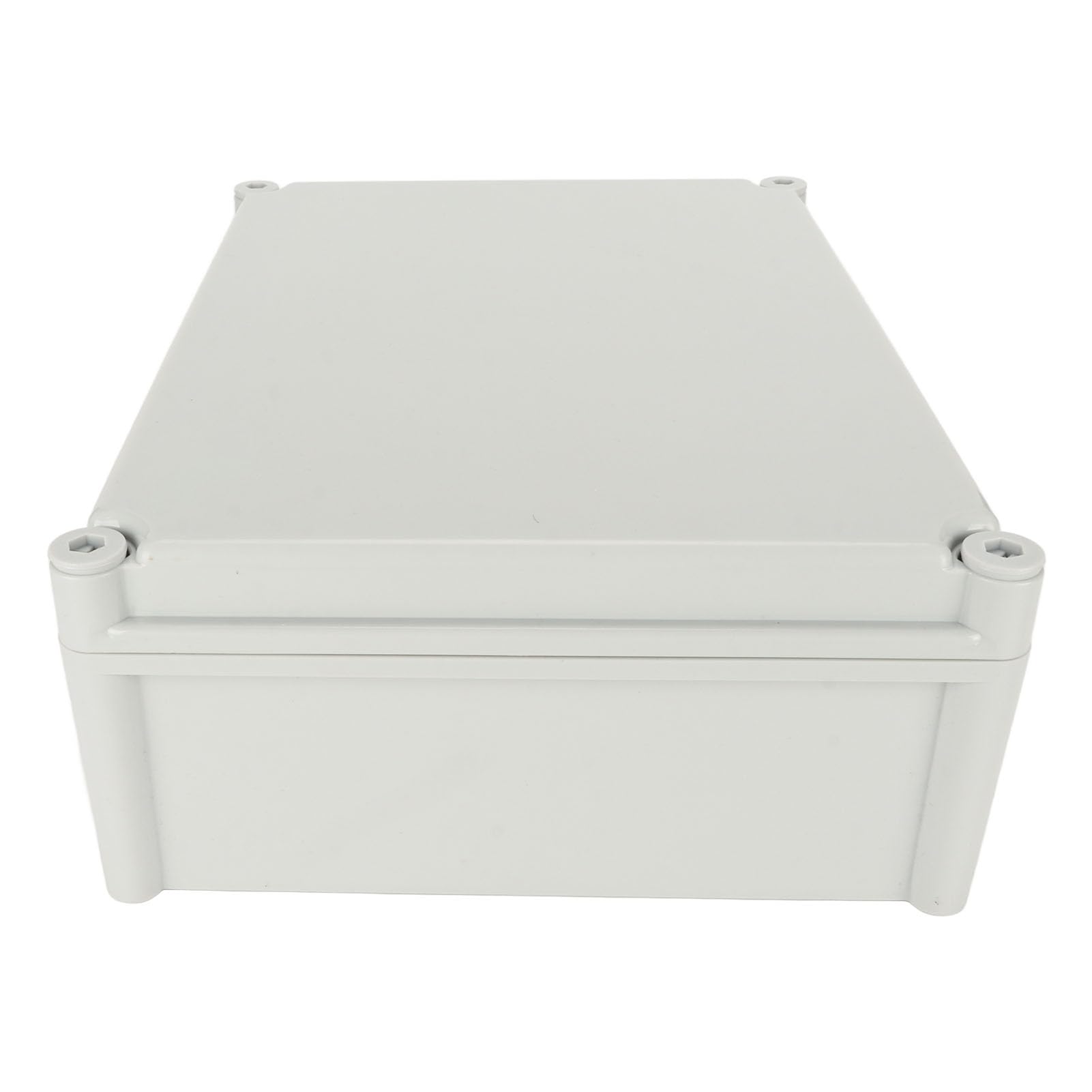 KIMISS Scatola di Giunzione Elettrica IP67 con Piastra di Montaggio, Custodia Esterna Ad ABS Grigio, 380 X 280 X 130 Mm, Custodia per Progetti Elettrici a Prova di Tempo