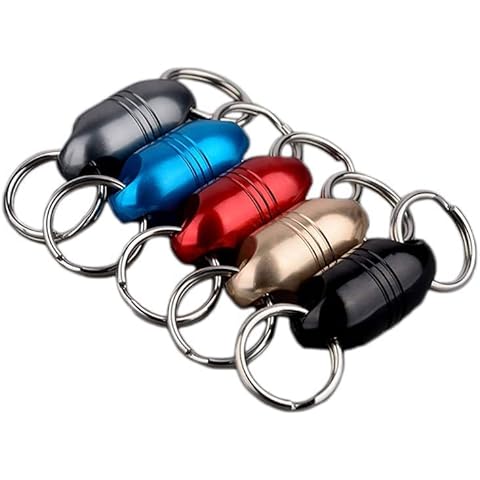 MUTUACTOR 1 Pc Quick Release Magnetic Keychain Detachable Key Chain with Strong 3.6Kg Magnet Pull Apart Key Chain with Rope and Buckle(Color:Gold) Cover