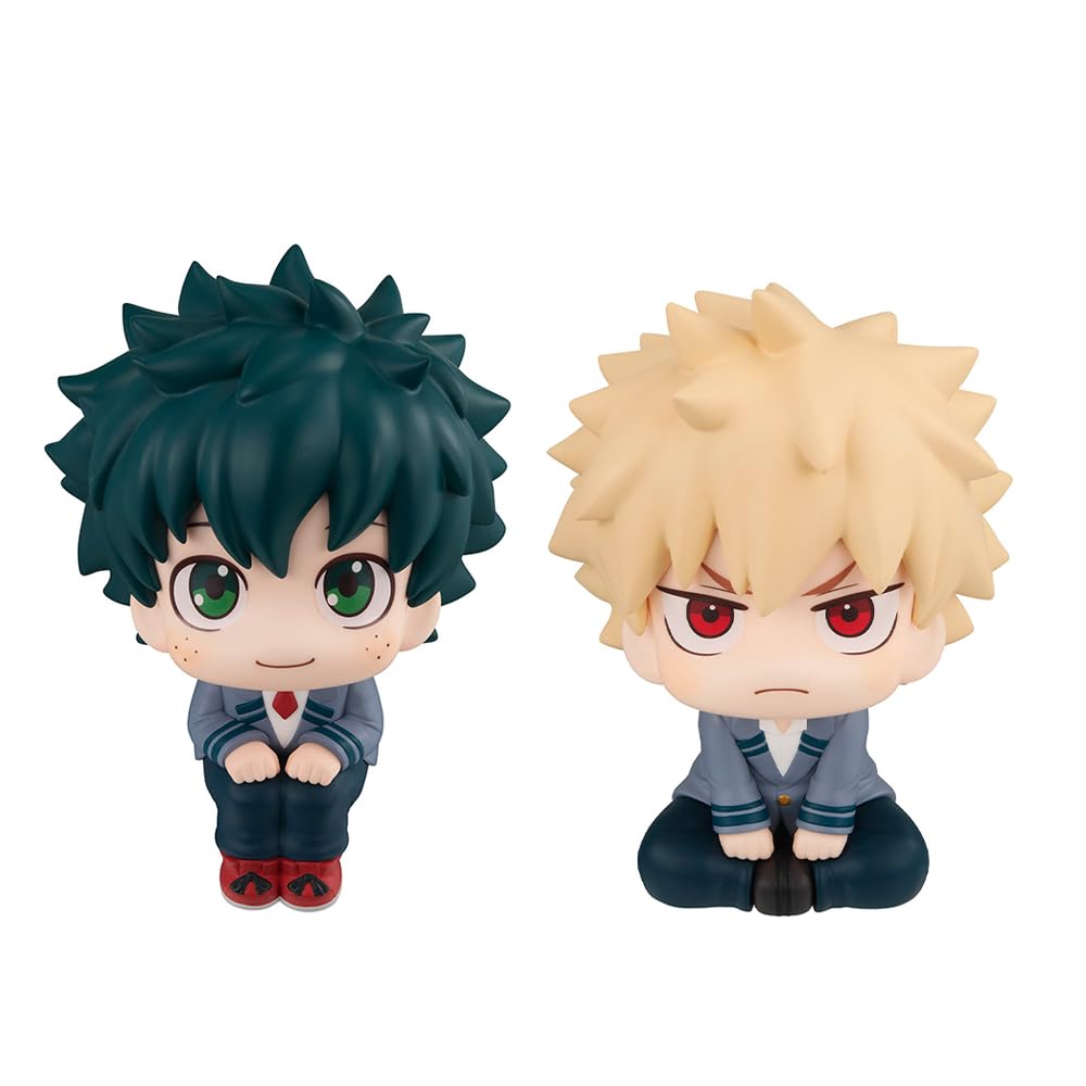 YLQANONG MHA Midoriya Izuku Look Up Figures Bakugo Anime Figure Statues MHA Anime Action Figurine 10CM(3.94IN)