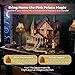 Department 56 Coraline Pink Palace Apartments Village Set – Lighted Building with Figurines for Halloween Village Display, Coraline Decorations, and Movie Collectible Fans