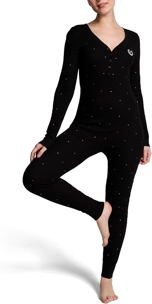 Amazon.com: Victoria's Secret PINK Thermal Onesie Pajama Set