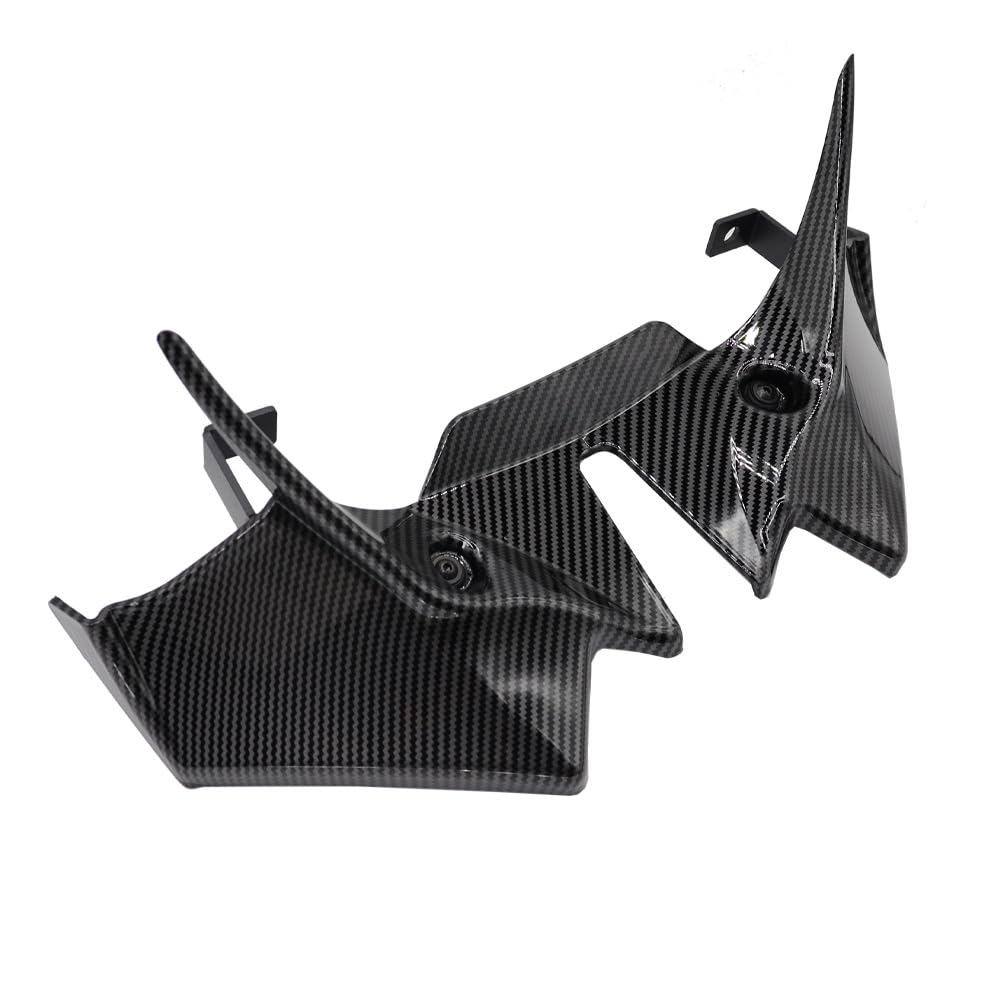 Spoiler anteriore per moto con alettone Alettoni e deflettori per carenatura moto Per Kawasaki Z650 Z 650 z650 2021 2022 2023 2024 Copertura aerodinamica con alettone (motivo in fibra di carbonio)