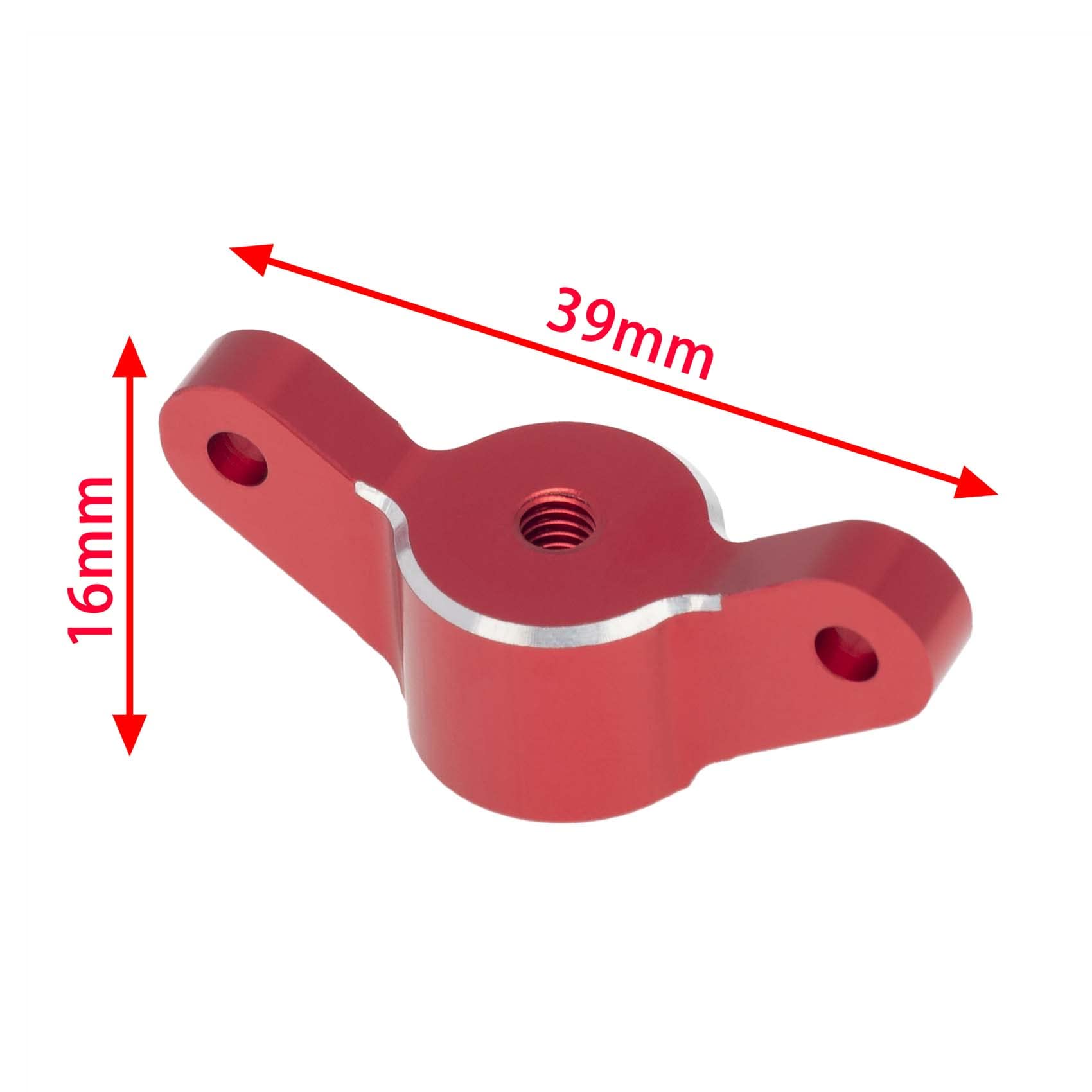 Alluminio RC Auto Pneumatico Morsetto Ruota Montaggio e Smontaggio Pneumatico Kit di Strumenti di Riparazione per 1/10 RC Auto 1.9 '' 2.2 '' Beadlock Ruota Mozzo Pneumatico, Rosso