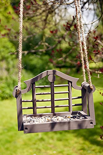 Wildlife World, Grey,SWSF4 Timeless Lutyens Swing Seat Bird Feeder
