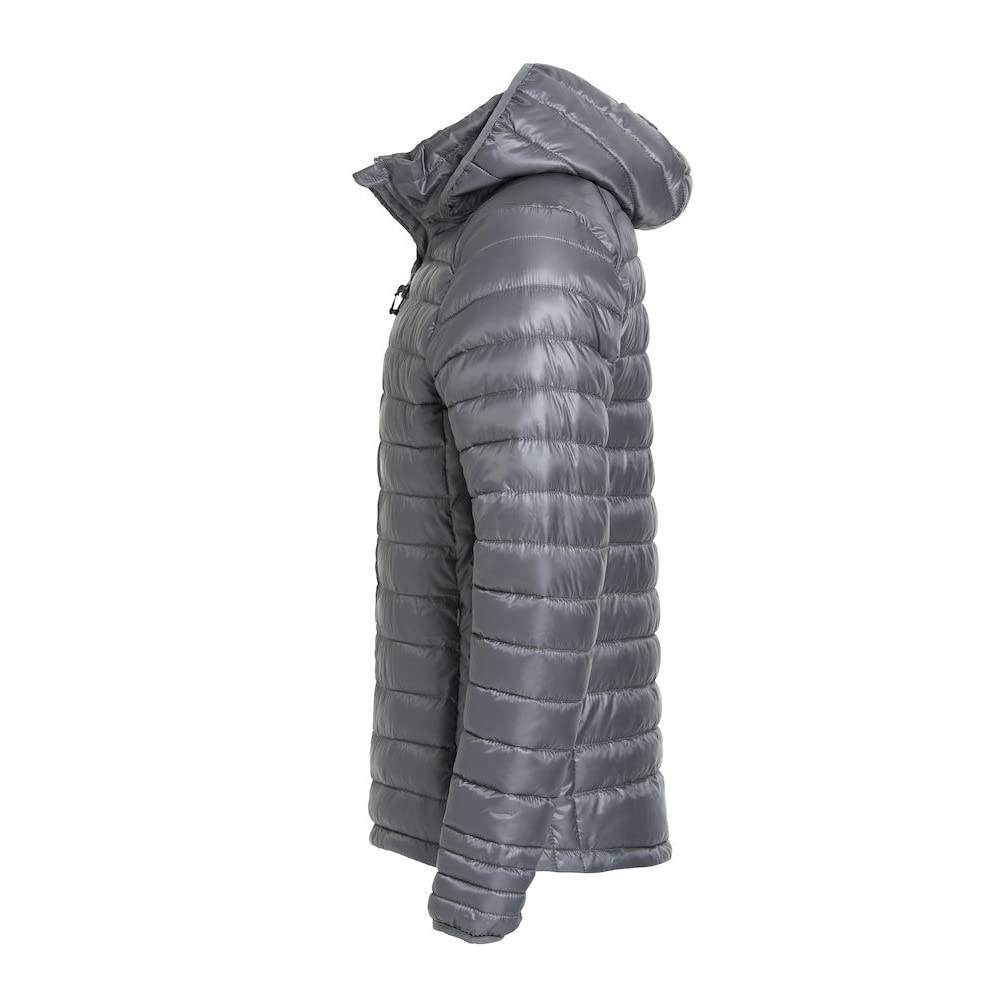 CLIQUE - Hudson Herren Daunenjacke aus Polyester, weich, ultraleicht, abnehmbare Kapuze, Herbst, Winter, für Trekking, Wandern, Reisen, Berge