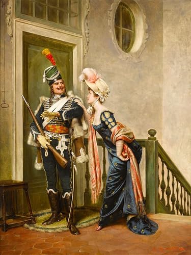 Toile Charles Frederick Soulacroix Salon Moderne Poster Mural sans Reflet 60x90