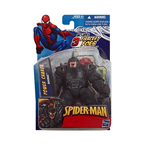 SpiderMan 2010 Series Two 3 3/4 Inch Action Figure Power Charge Rhino