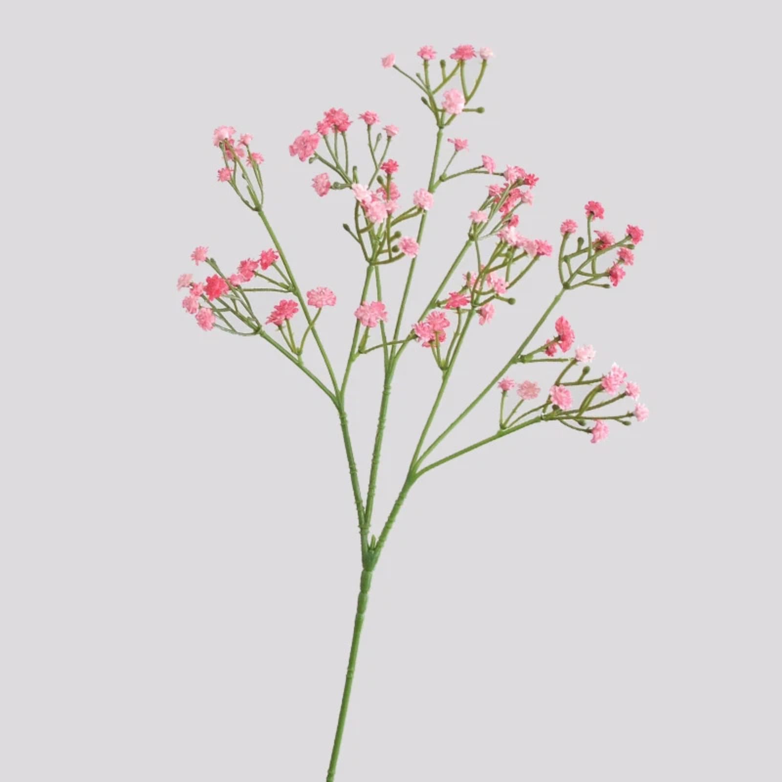 MEFIXAMONT Gypsophila artificial flowers, realistic green plants, soft plastic home and wedding decoration