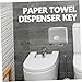 Luxshiny Toilet Paper Dispenser Key for Roll Paper Holders Convenient Access Tool for Bathroom Tissue Dispensers Unique Design for Easy Use
