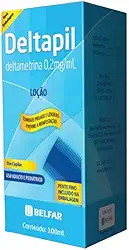 Shampoo Para Piolhos Deltapil Com Pente Fino Incluso 100Ml